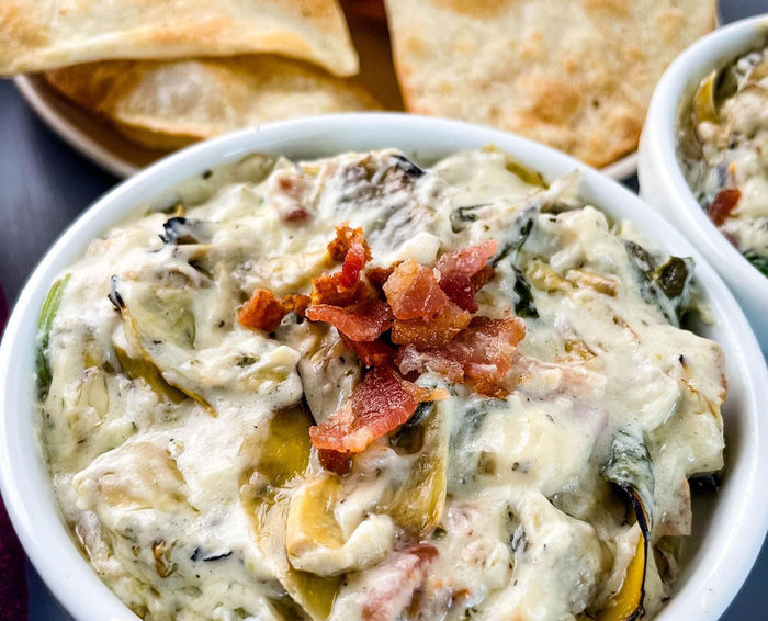 CrockPot Spinach Artichoke Dip - Spend With Pennies