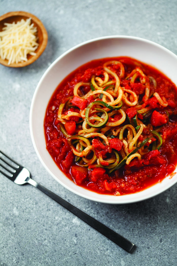 Zucchini Noodles With Tomato Sauce Slow Cooker Recipe